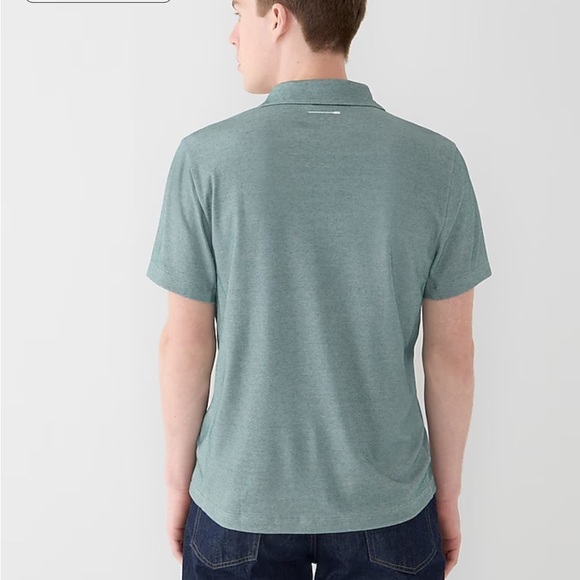 J crew old forest Performance polo shirt with COOLMAX® technology - Picture 4 of 5